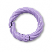 Apprêts colorés anneau porte-clés Violet