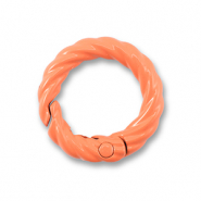 Apprêts colorés anneau porte-clés Orange