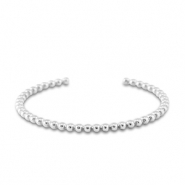 Bracelets en acier Inox jonc Argenté