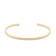 Bracelets en acier Inox jonc Doré