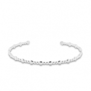 Bracelets en acier Inox jonc Argenté