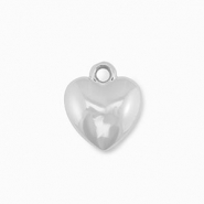 Pendentifs accroche-regard cœur Argenté