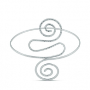 Manchette spirale Argenté