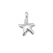 Breloques en m&eacute;tal DQ &eacute;toile de mer Argent&eacute; antique (sans nickel)