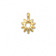 Breloques en m&eacute;tal DQ soleil Dor&eacute; (sans nickel)
