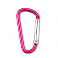 Apprêts colorés porte-clés Rose magenta brillant