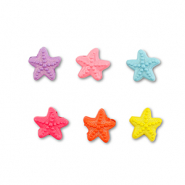 Perles en métal émaillée étoile de mer Multicolore