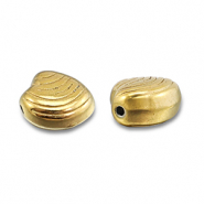 Perles en acier Inox coquillage Doré