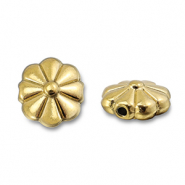 Perles en acier Inox fleur Doré