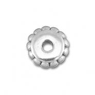 Perles en acier Inox spacer 7mm Argenté