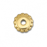 Perles en acier Inox spacer 6mm Doré