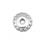 Perles en acier Inox spacer 6mm Argenté