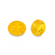 Perles en résine rondelles 12mm Orange