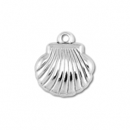Breloques en acier Inox coquillage Argenté