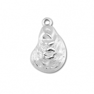 Breloques en acier Inox coquillage Argenté