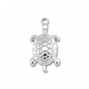 Breloques en acier Inox tortue Argenté