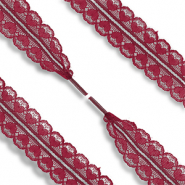 Lacet pour chaussure tendance en dentelle avec cœur Rouge