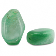 Pierres naturelles perles Calcédoine et Quartz irrégulier Vert