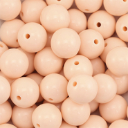 DQ Perles acryliques 14 mm Pêche nude