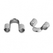 Apprêts en acier Inox wire guardian / protection pour fil Argenté