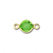 Apprêts en acier Inox connecteur rond Doré-vert