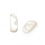 BQ Perles d'eau douce Blanc naturel