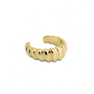 Boucles d'oreilles en acier inox ear cuff Doré
