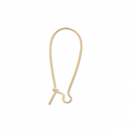 Apprêts en acier Inox boucles d'oreilles dormeuses Doré