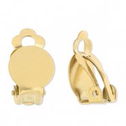 Apprêts en acier Inox boucles d'oreilles clip Doré