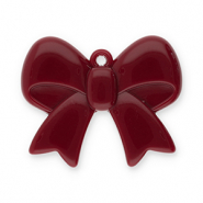 Pendentifs accroche-regard nœud Rouge rouille
