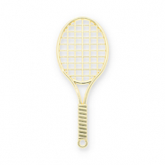 Pendentifs accroche-regard raquette de tennis Doré