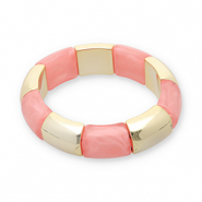 Bracelets en résine Doré-rose
