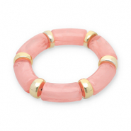 Bracelets en résine Doré-rose