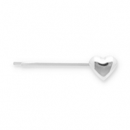 Accessoires pour cheveux epingle à cheveux coeur Argenté