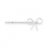 Accessoires pour cheveux epingle à cheveux nœud Argenté