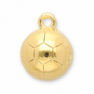 Breloques en m&eacute;tal DQ football Dor&eacute; (sans nickel)