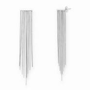Boucles d'oreilles / puces en acier Inox Argenté