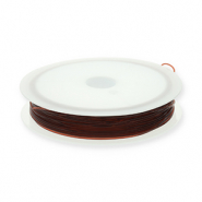 Fil élastique 0.8mm Marron