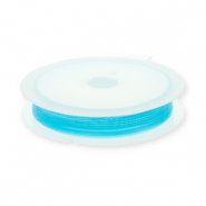 Fil élastique 0.5mm Bleu turquoise