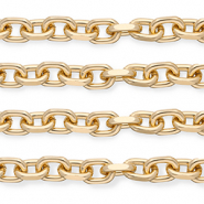 Apprêts en aluminium chaîne maille jaseron maille forçat Doré