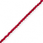 Perles &agrave; facettes Rouge