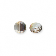 Perles à facettes Argenté-AB coating