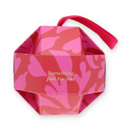 BY31® Boîte écrin à bijoux balle "Something just for you" Rouge-rose-doré-rose magenta