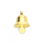 Breloques en métal cloche de noël Doré