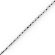 Perles hématites Argenté