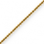 Perles hématites hexagone Doré