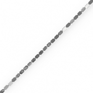 Perles hématites Argenté
