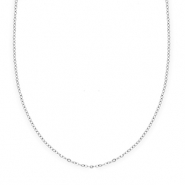 BY31® Colliers en acier Inox chaîne maille Argenté