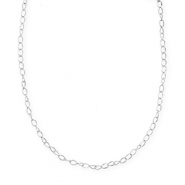 BY31® Colliers en acier Inox chaîne maille Argenté