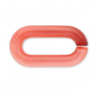 Chaîne en acrylique 20 mm maillons séparés Rouge corail